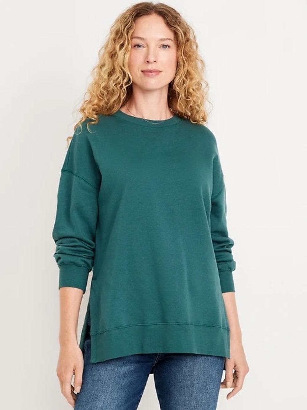 Old Navy Teal Green Crewneck Pullover